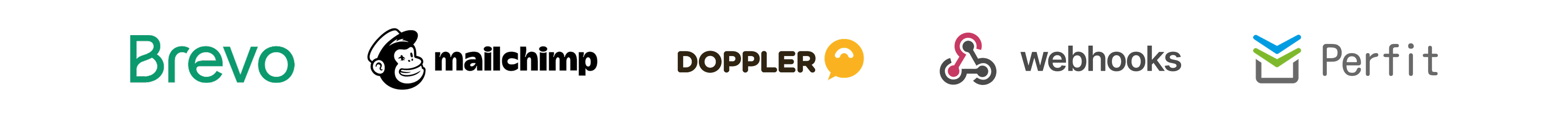 All integrations logos